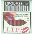 Yiwu Yaqi Cheapest and Charming Hot Sell Silver Cap Lipgloss Hot Selling Cosmetics Glitter Lip Gloss Cosmetics Gift Package